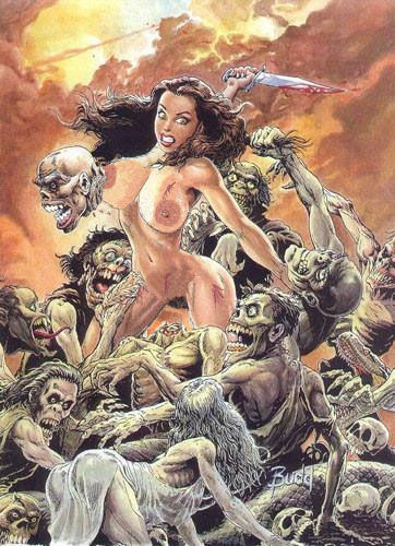 Cavewoman Augmented Erotica Pinup Gallery page 2 full