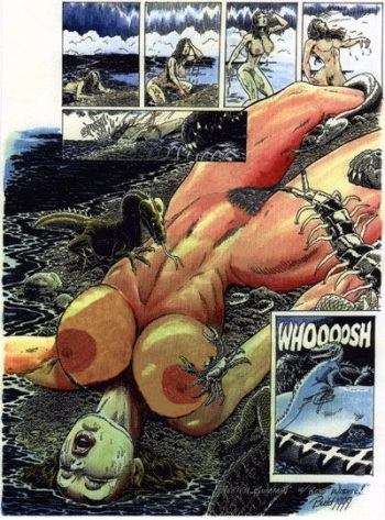 Cavewoman Augmented Erotica Pinup Gallery cover
