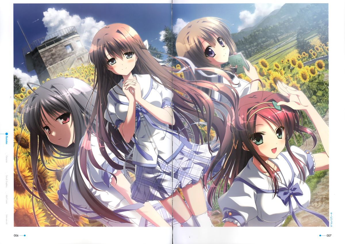 Natsuzora no Perseus Visual Fan Book page 6 full