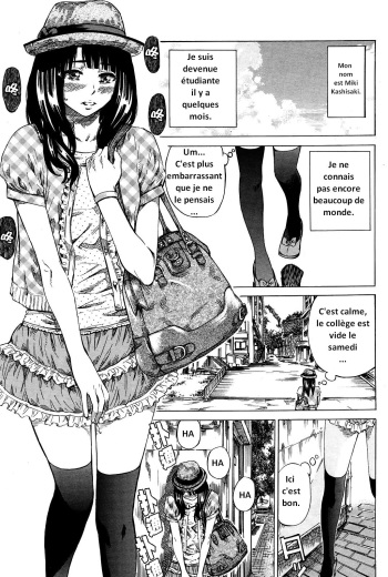 [MARUTA] Exhibitionist College Girl Series - Chapter 1 [French] [Munyu] cover