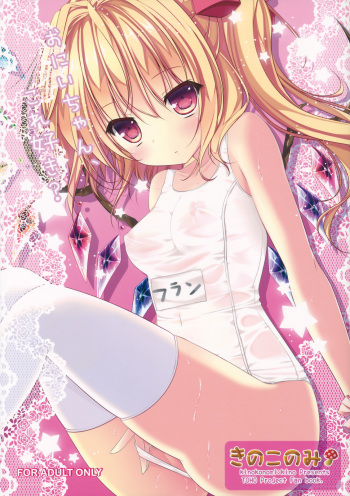 (Reitaisai 10) [Kinokonomi (kino)] Oniichan, Kore Suki? (Touhou Project) cover