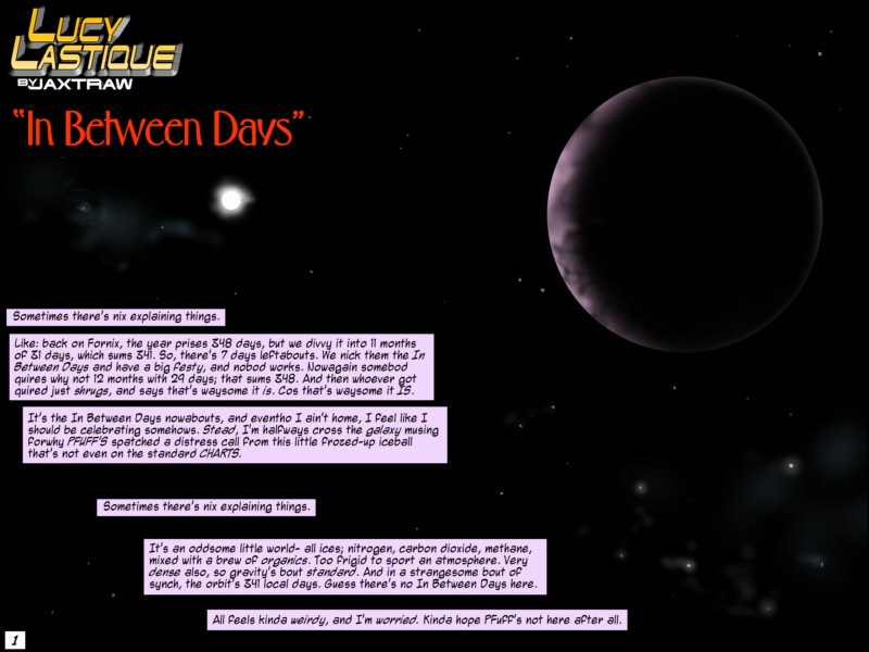Lucy Lastique - In Between Days page 1 full