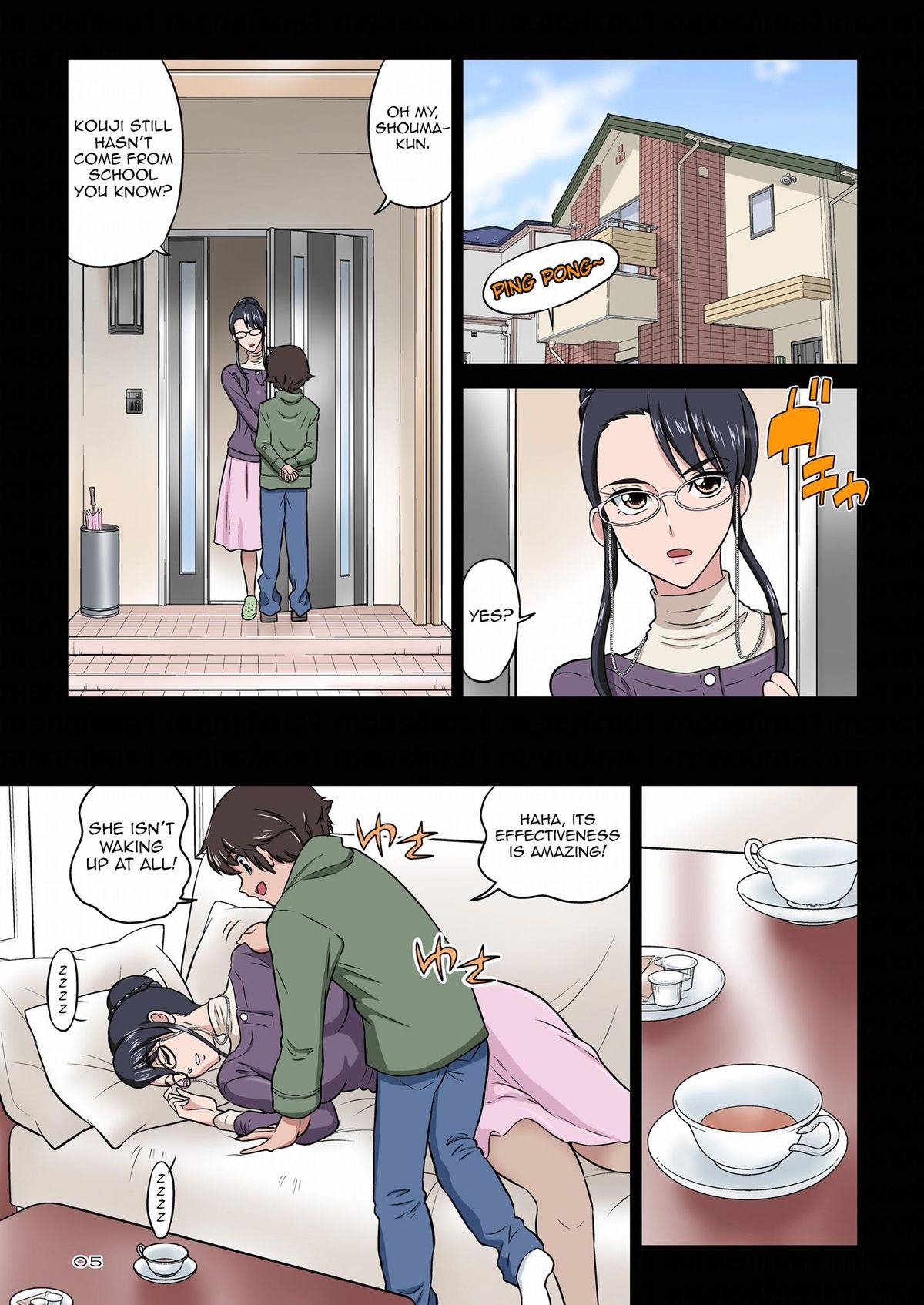 Chikako Obasan to Kedamono Mitai na Oikko | Aunt Chikako and the Beast-like Nephew page 5 full