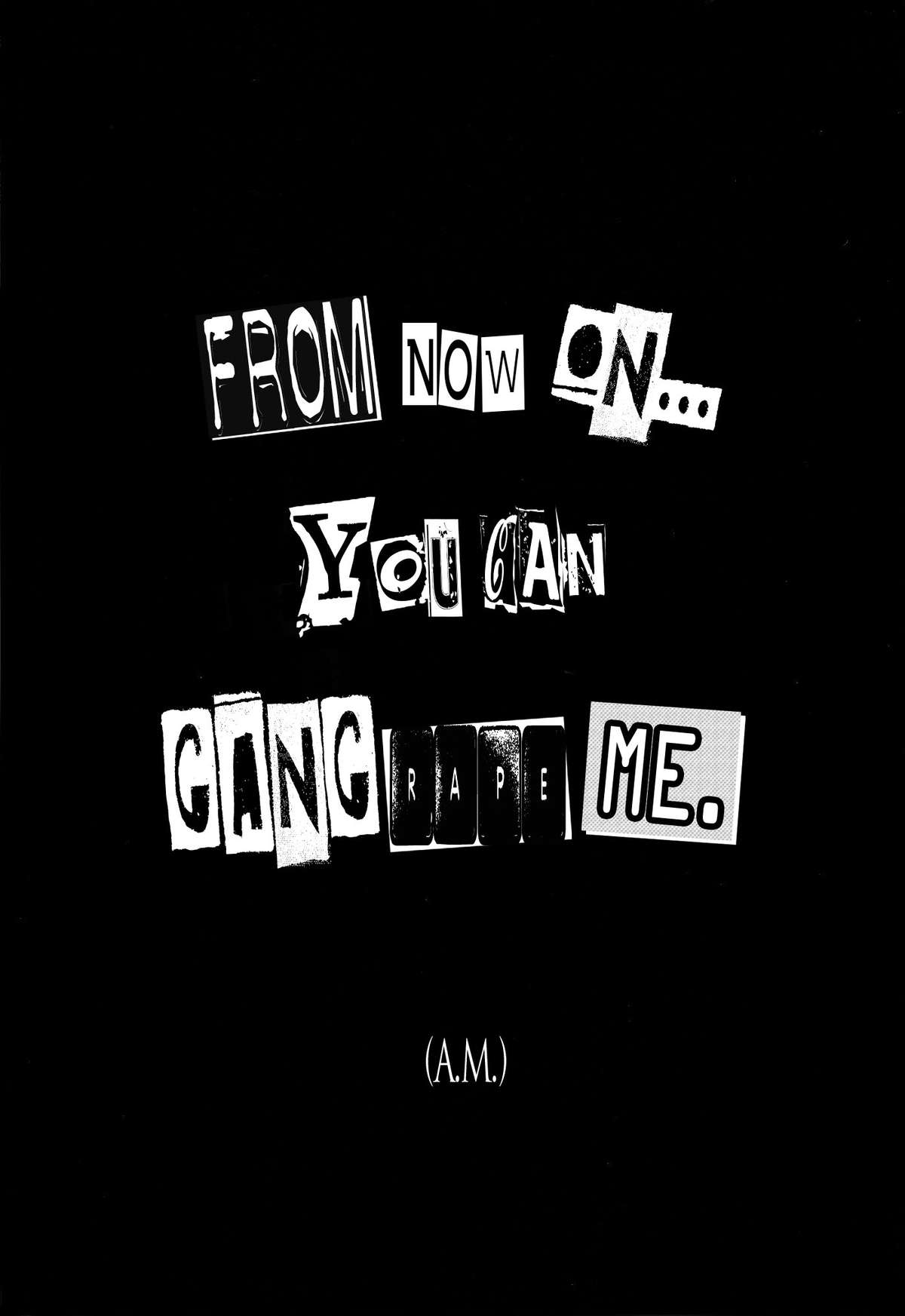 y3 Ima Kara Atashi...Rinkan saremasu.  | From Now On...You Can Gang Rape Me  =LWB= page 2 full