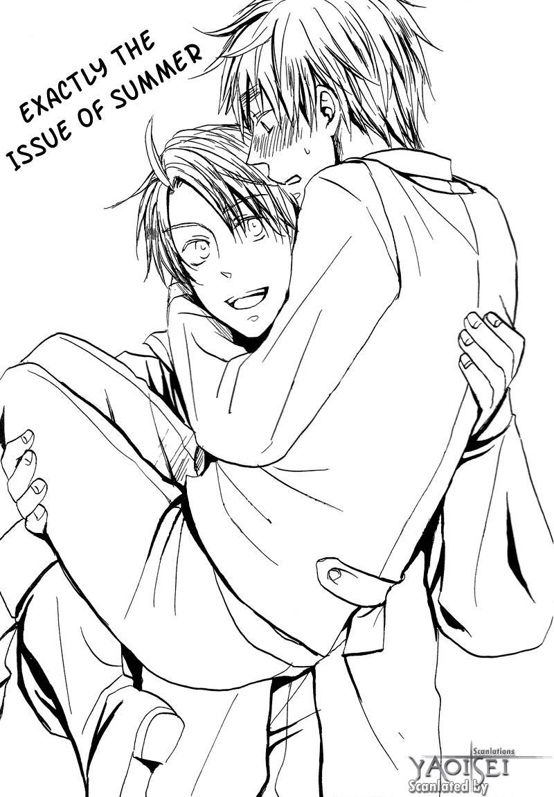 Exactly the Issue of Summer page 1 full