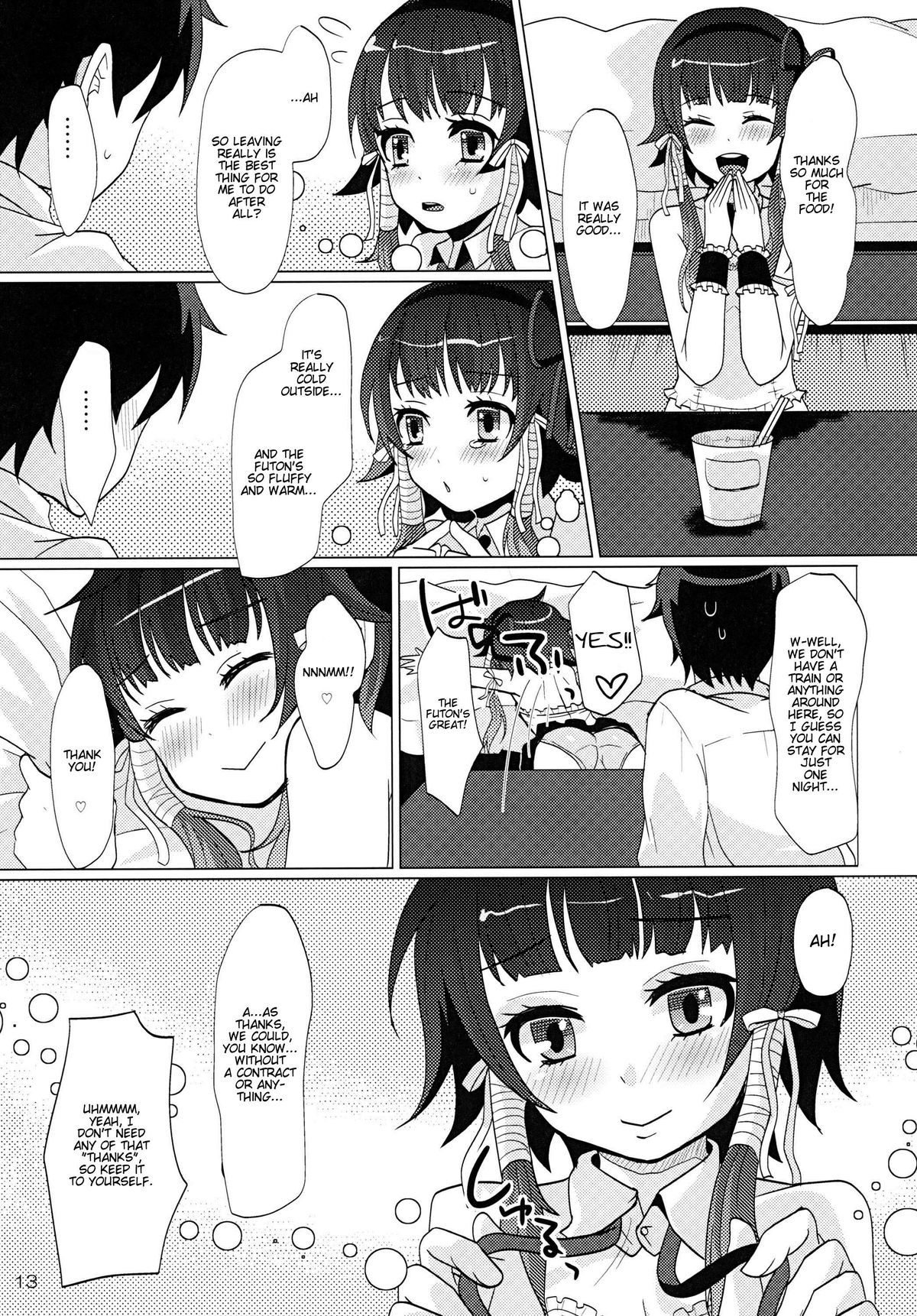 Aruhi Onaka o Sukaseta Shounen Yousei Sylphie o Hirottara page 12 full