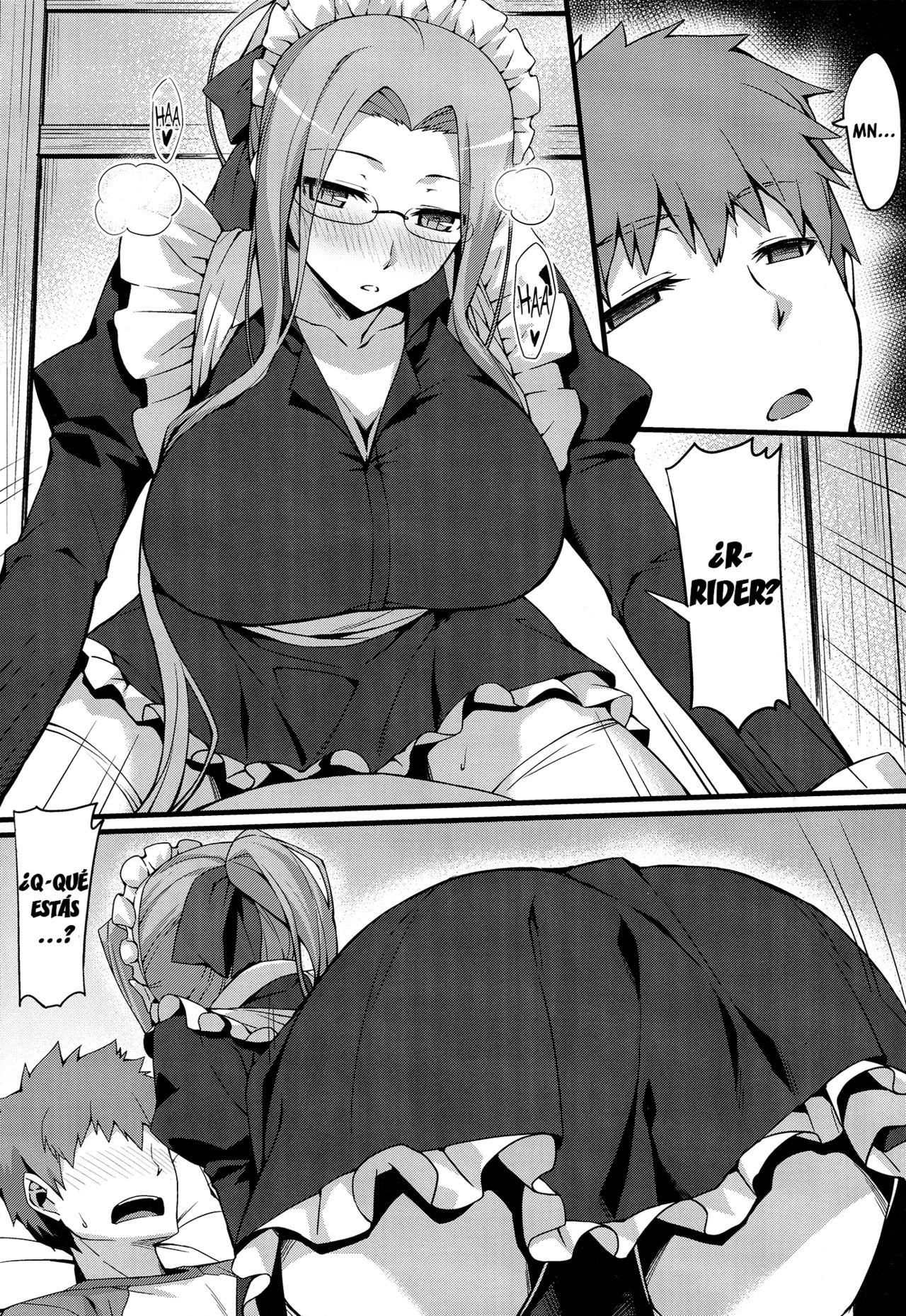 Rider-san to Maid Fuku. page 9 full
