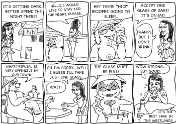 Dora's drunken fun comic cover
