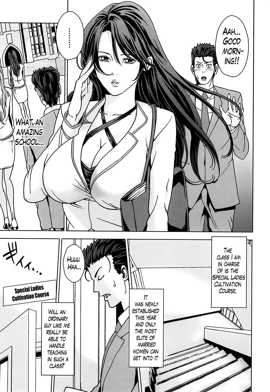 Kokuritsu Hitozuma Gakuen - National Married Academy Ch. 1-4 page 9 full