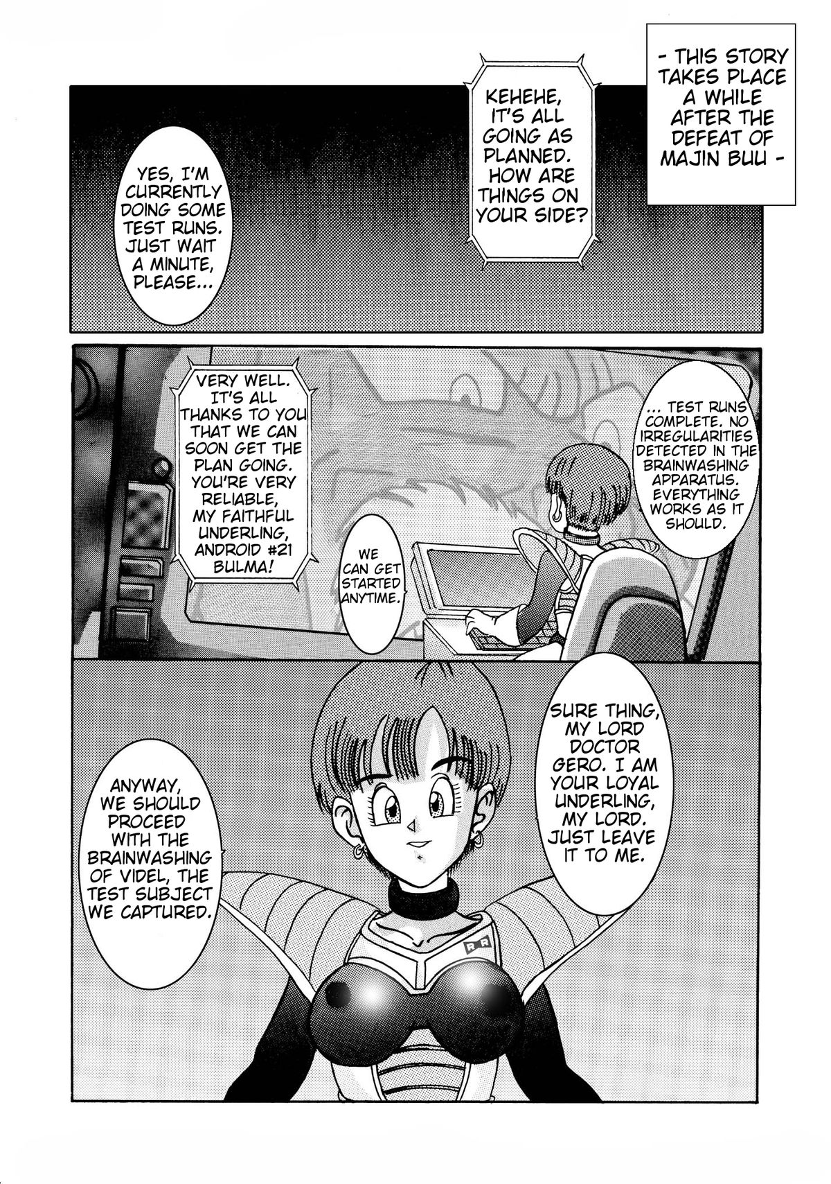Tanjou!! Aku no Onna Senshi - Videl Sennou Kaizou Keikaku | Birth of an evil female soldier - The Videl brainwashing project page 2 full