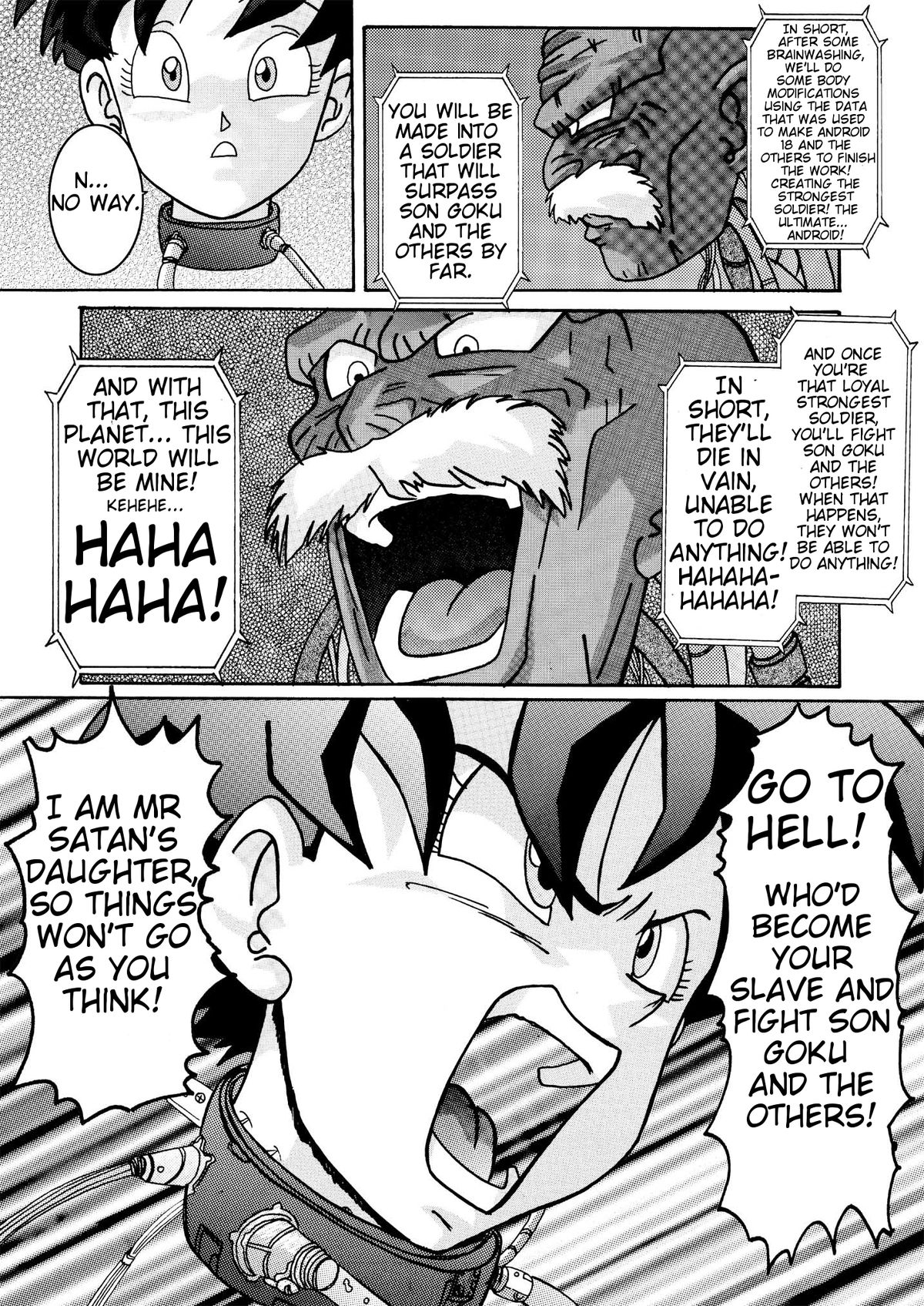 Tanjou!! Aku no Onna Senshi - Videl Sennou Kaizou Keikaku | Birth of an evil female soldier - The Videl brainwashing project page 7 full