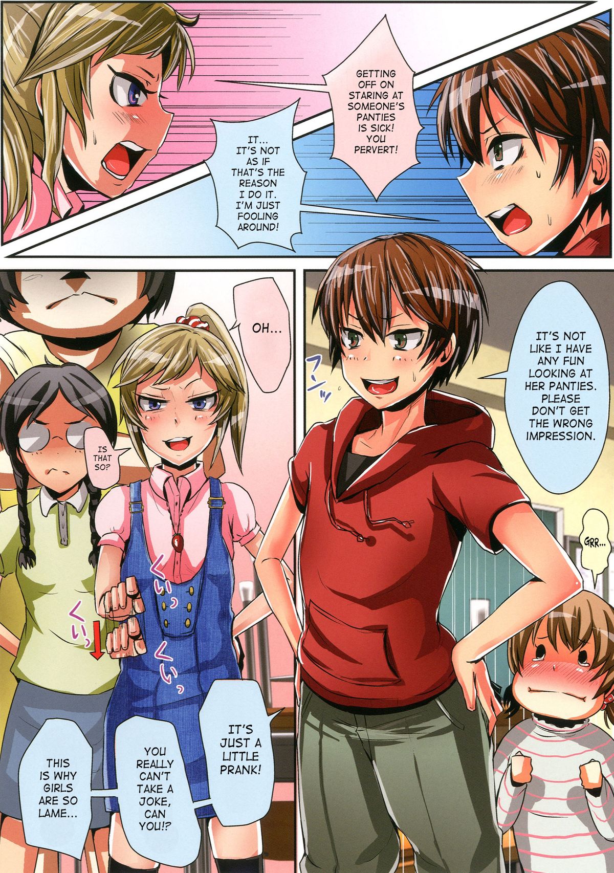 Skirt Mekuri no Batsu! | Punishment for Skirt Flipping! page 4 full