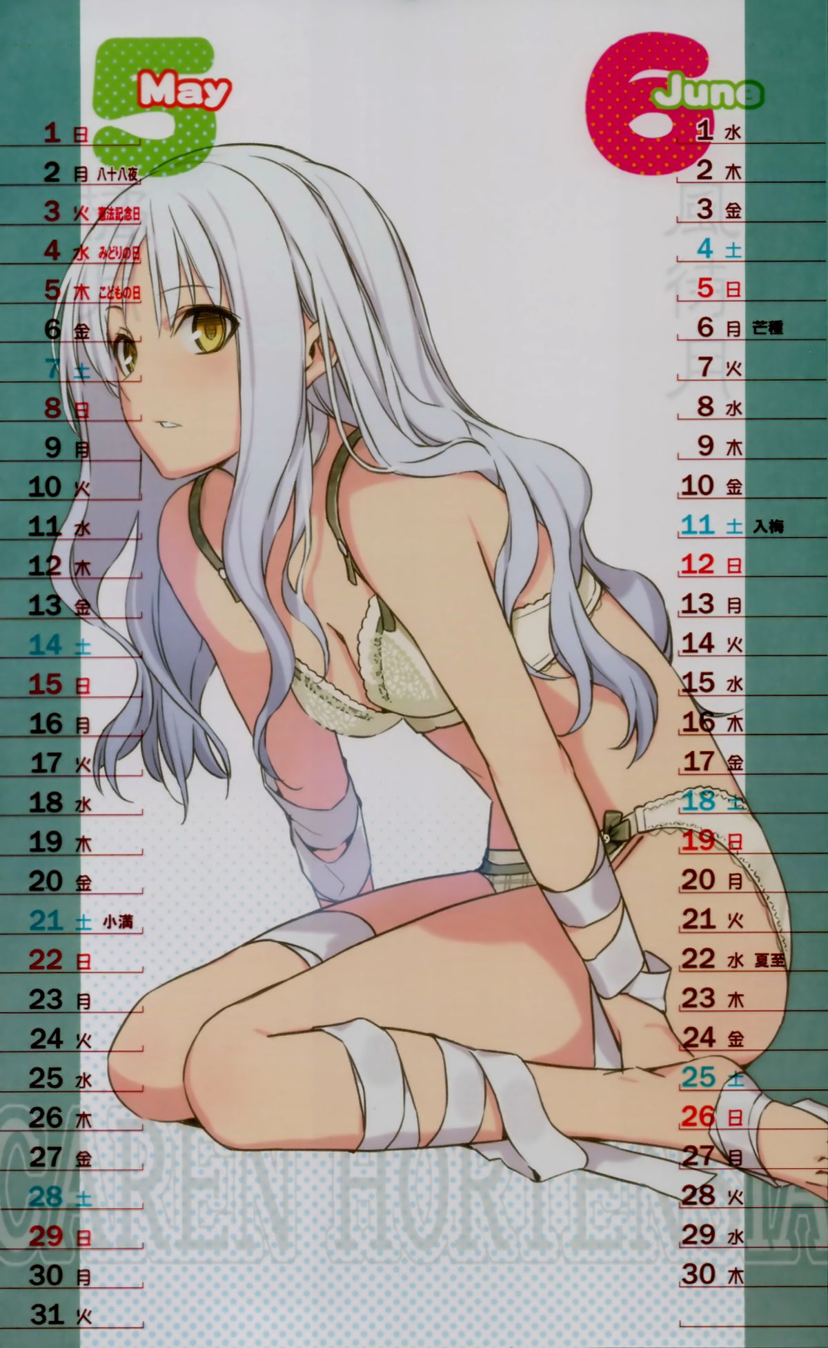 2011 Type-Moon Calendar page 6 full