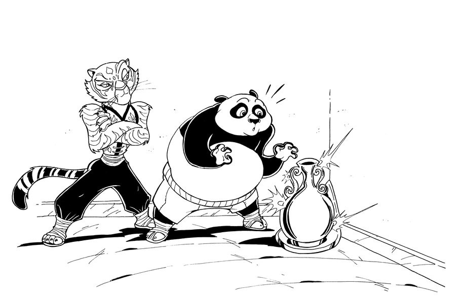 Kung Fu Panda Muscle Growth page 1 full
