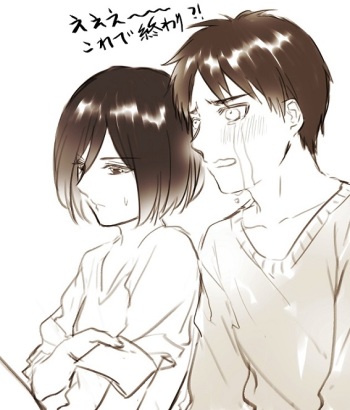 【R18】[ヤサイ] ❀エレミカ現パロ漫画✿ (進撃の巨人) cover