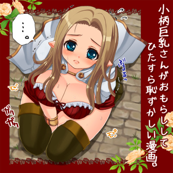 [Triple "N" (Nanakichi)] Kogara kyonyū-san ga omorashi shite hazukashī manga (Dragon's Dogma) cover