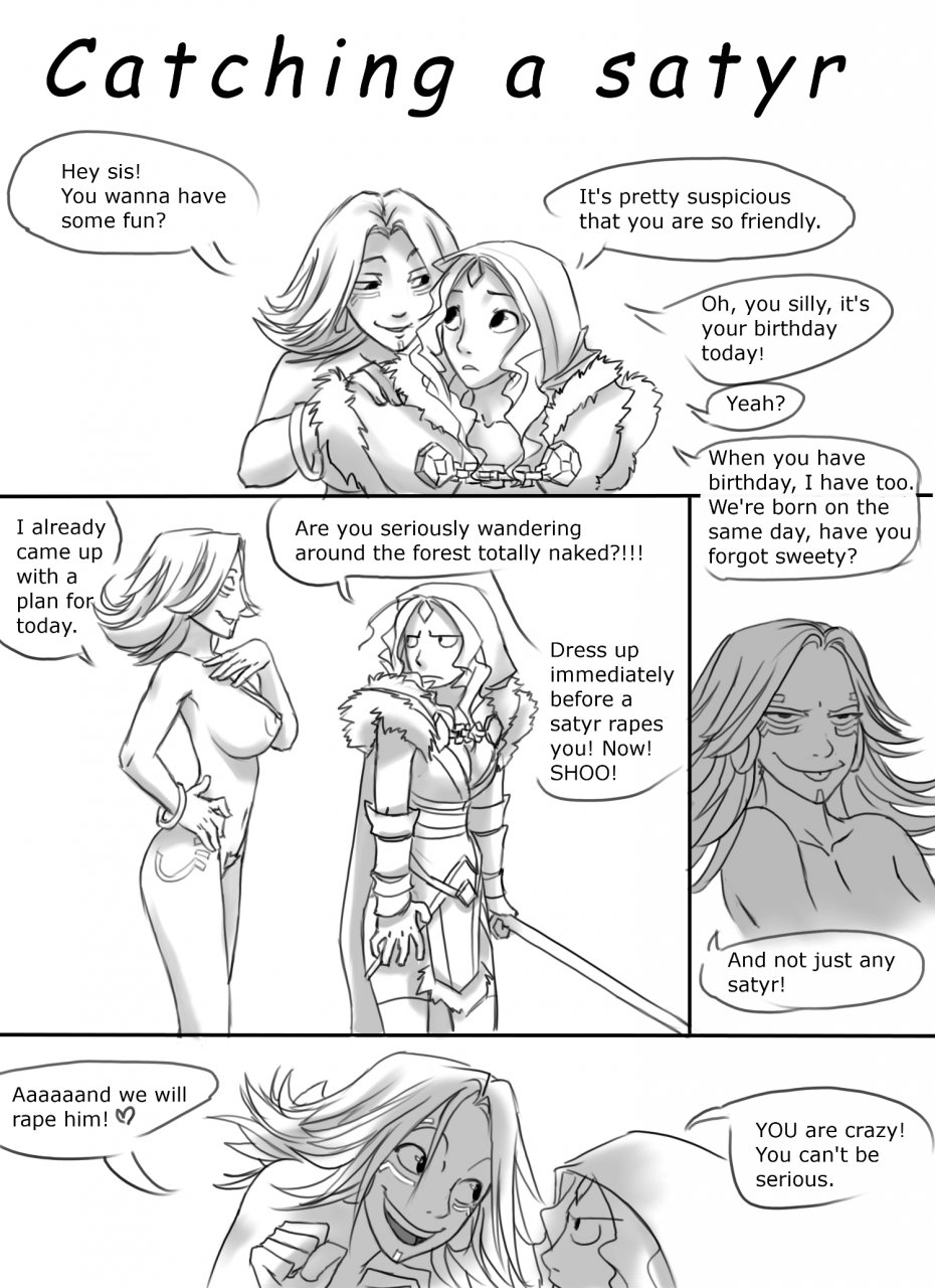 Catching a satyr page 1 full