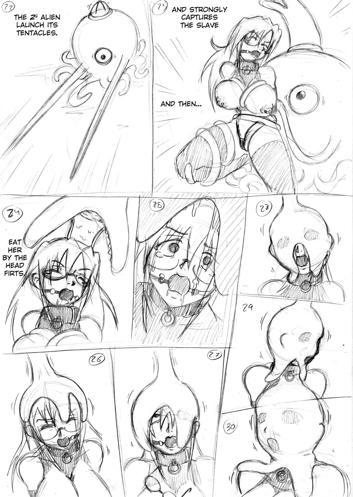 The Sex Slaves and The Vore Aliens page 6 full
