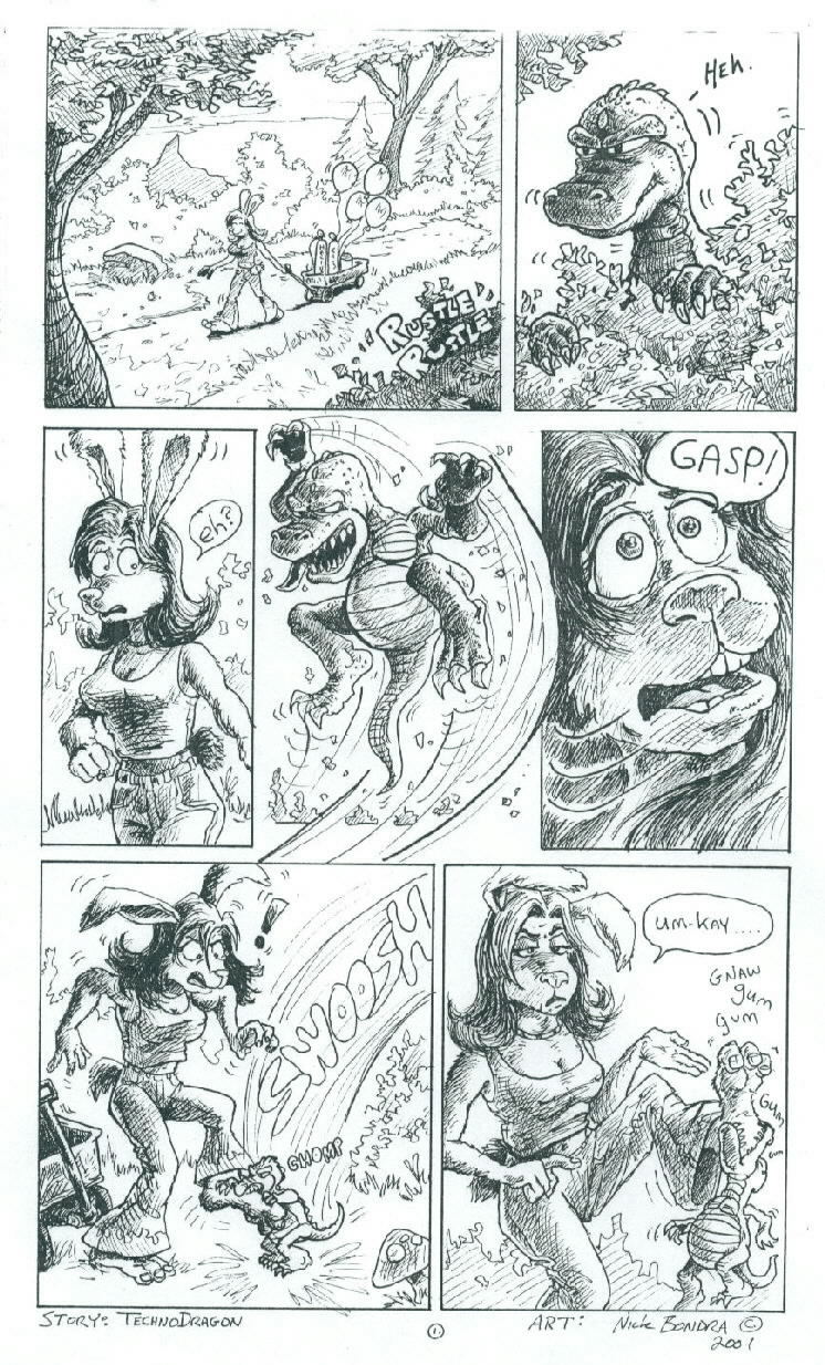 Techno Dragon page 1 full