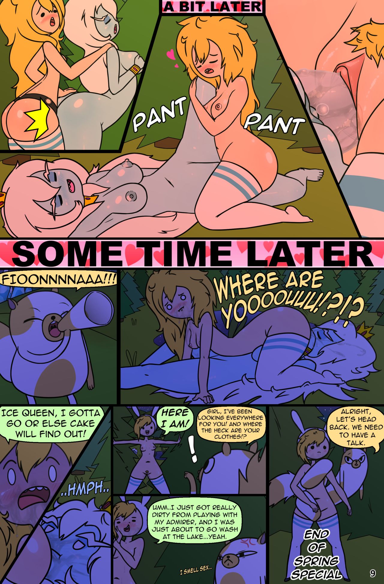 MisAdventure Time Spring Special - The Cat, the Queen, and the Forest page 11 full