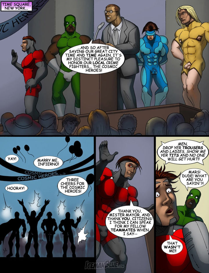 Cosmic Heroes #3 page 2 full