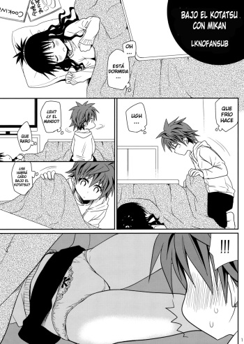 (C81) [Takumi na Muchi] Kotatsu de Mikan [Spanish]  [LKNOFansub] cover