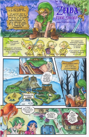 [Passage] Zelda Four Sword [French] cover