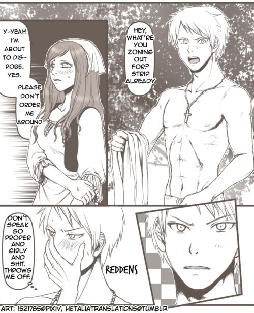 NSFW Prussia x Hungary Doujin by Hetalia Translations page 11 full