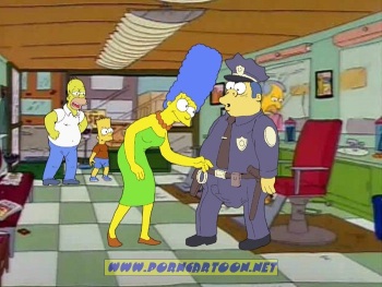 [Porncartoon] Marge Know How To Deal With Chief Wiggum (The Simpsons) cover