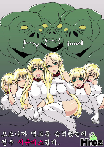 [Hroz] Orc Dakara Elf Osottara Zenin Succubus Datta wa. | 오크니까 엘프를 습격했는데 전부 서큐버스였다 [Korean] [급한불] cover