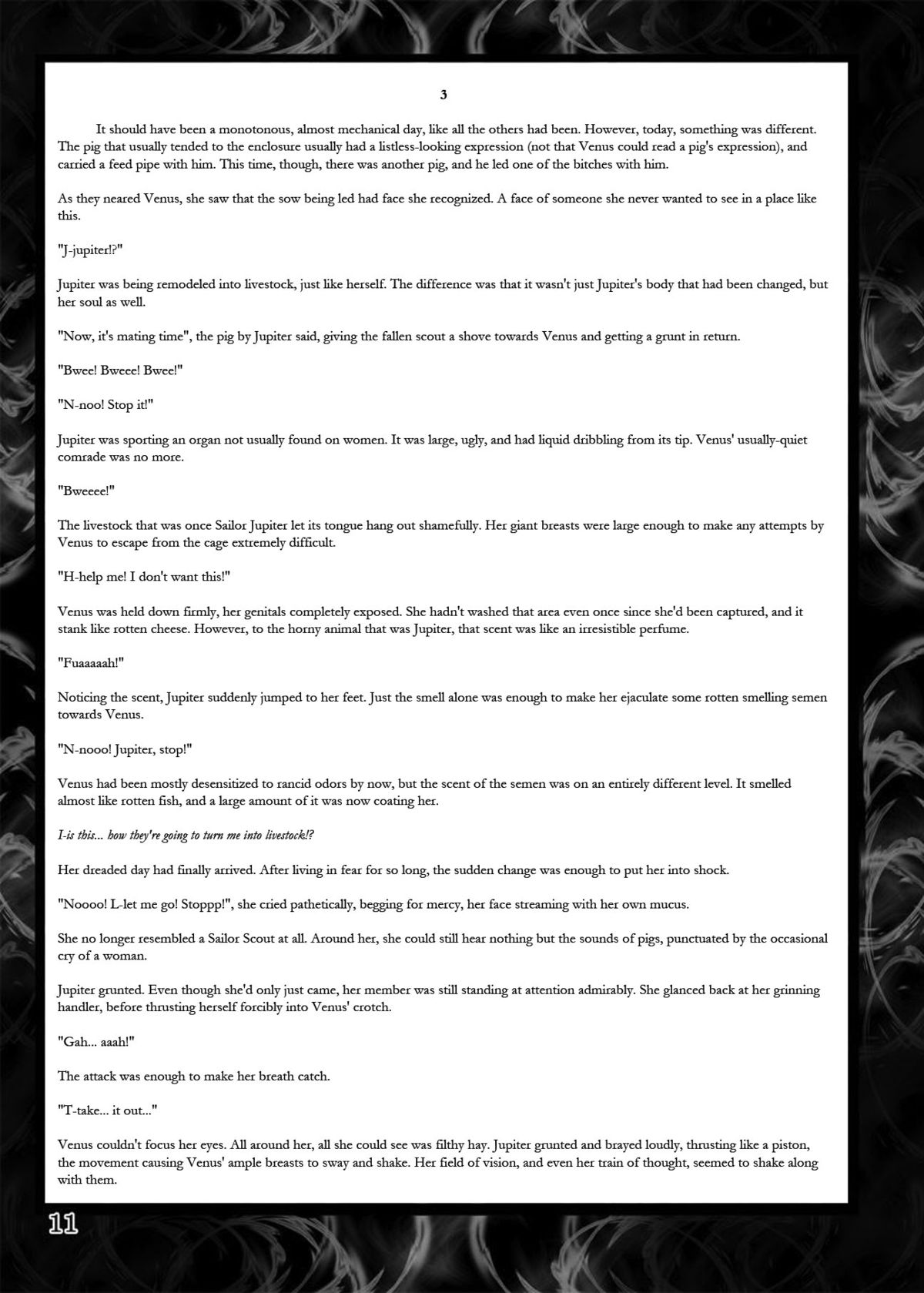 Daraku Wakusei 3 | Dark Planet 3 page 9 full