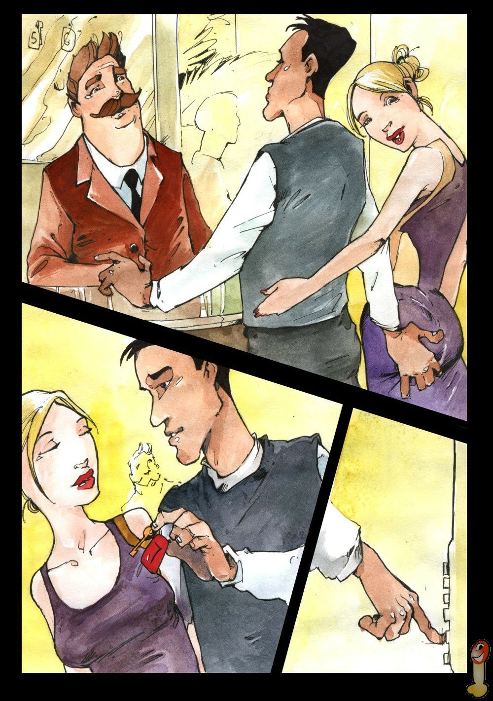 Motel room page 1 full