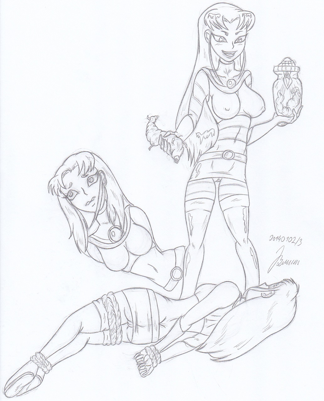 Teen Titan's Parasite Assault Ch.1 - Sister Play page 1 full