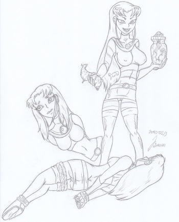 [Moaja] Teen Titan's Parasite Assault Ch.1 - Sister Play (Teen Titans) cover