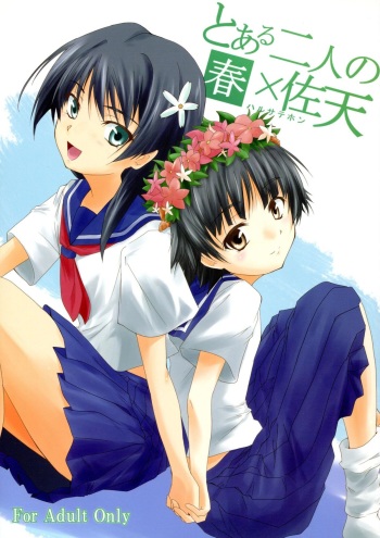(C77) [StratoSphere (Urutsu Sahari)] Toaru Futari no Haru Sate Hon (Toaru Kagaku no Railgun) cover