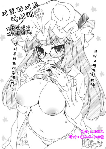 (C83) [Itou Life] Itou Life Rakugaki Bon 4 Patchouli-sama ga Choroi Bon (Touhou Project) [Korean] [에리코] cover