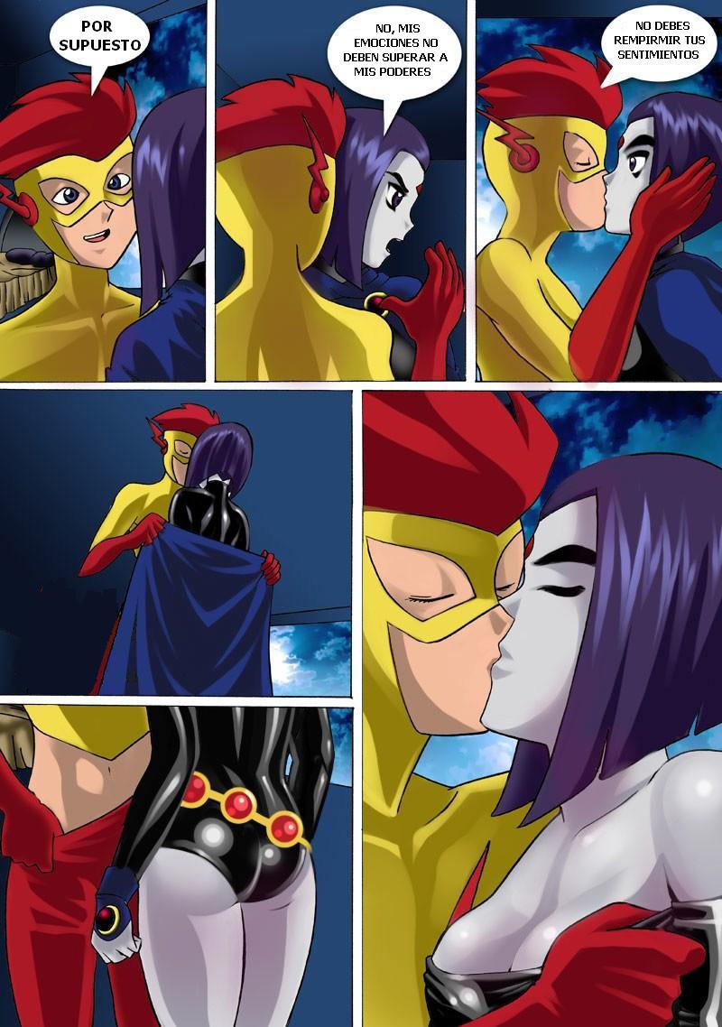 Raven X Kid Flash page 5 full