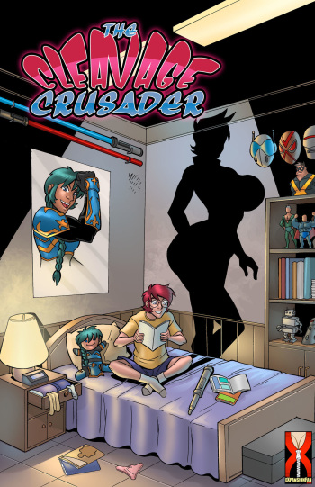 [Expansion Fan Comics] The Cleavage Crusader Issue 1 cover
