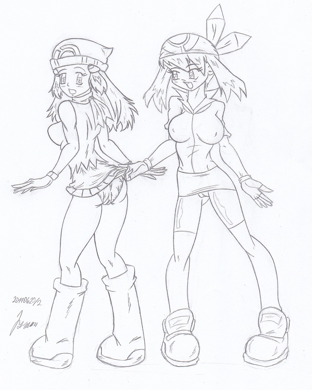 My miny May / Haruka - pokemon advanced sketches work 7 page 11 full