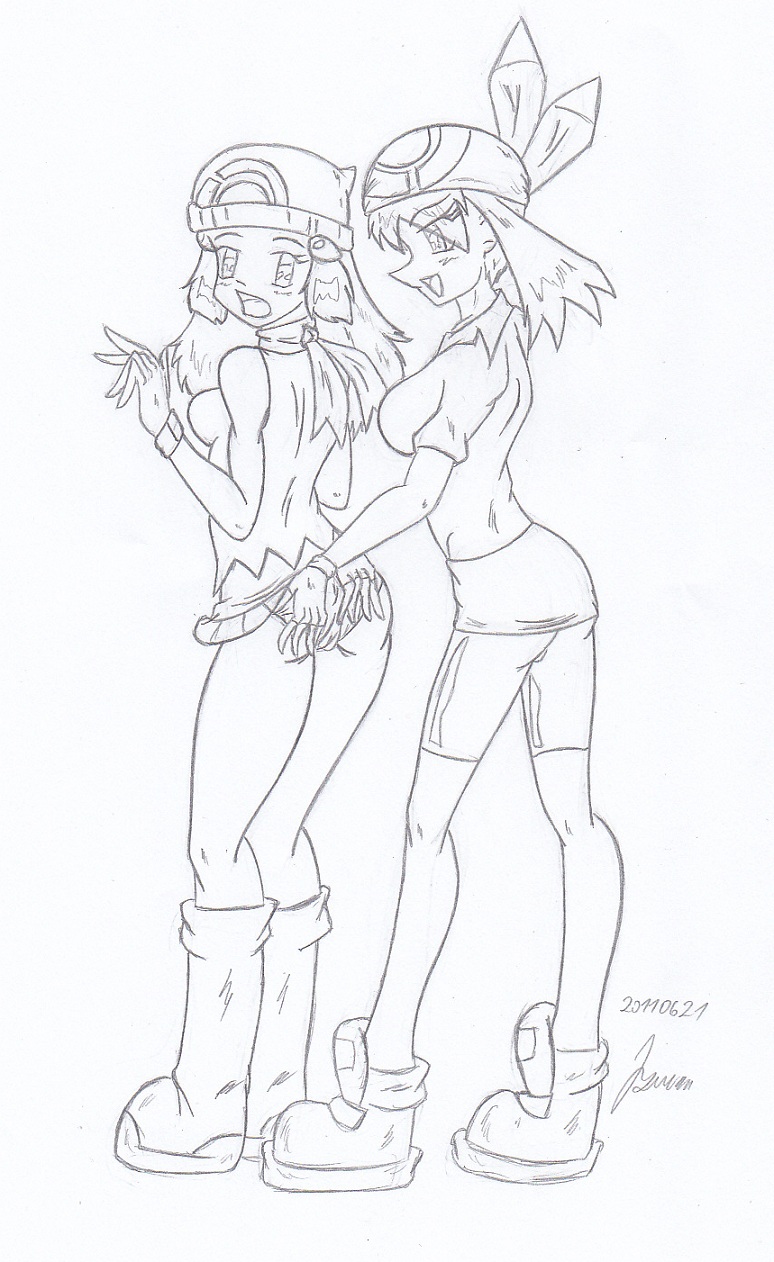 My miny May / Haruka - pokemon advanced sketches work 7 page 12 full