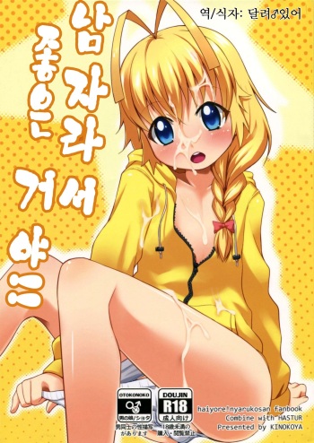 [Kinokoya(Kari) (Ere 2 Earo)] Otoko dakara koso Iinda yo!! | 남자라서 좋은거야!! (Haiyore! Nyaruko-san) [Korean] [달려♂있어] cover