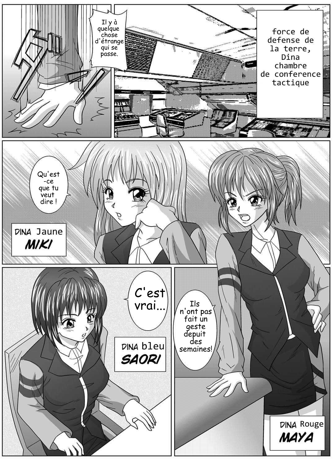 Tokubousentai Dinaranger ~Heroine Kairaku Sennou Keikaku~ Vol. 01 page 6 full