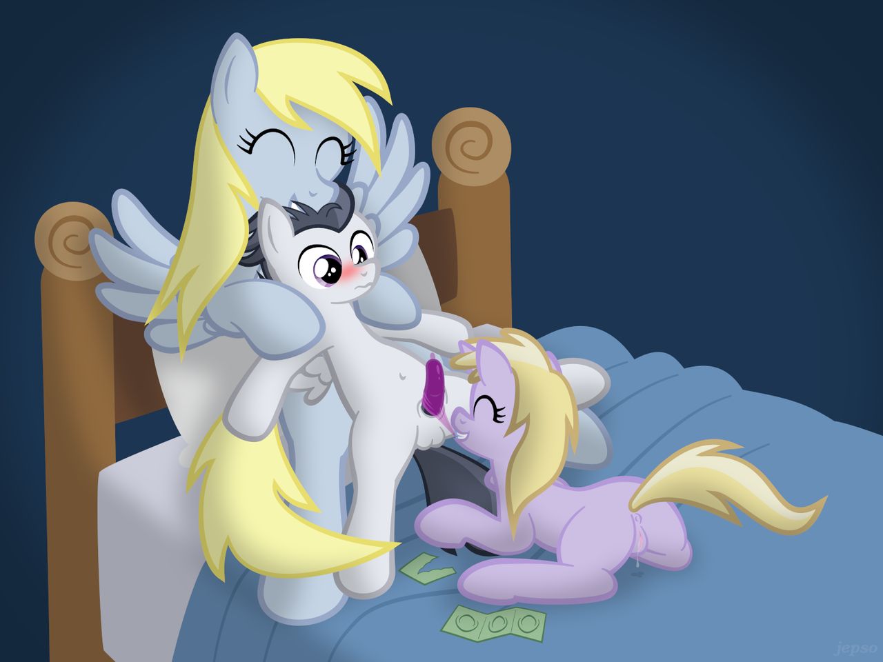 My Little Pony FiM: Rumble gets laid! page 1 full