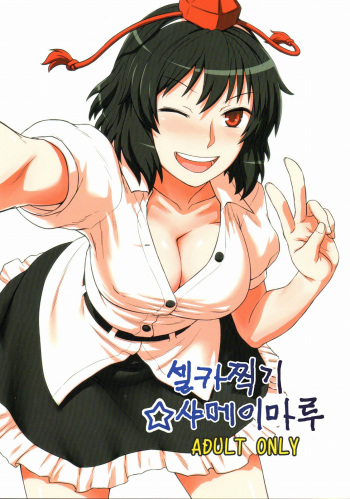 (C80) [110-GROOVE (Itou Yuuji)] Jigadori ☆ Syameimaru (Touhou Project) [Korean] cover