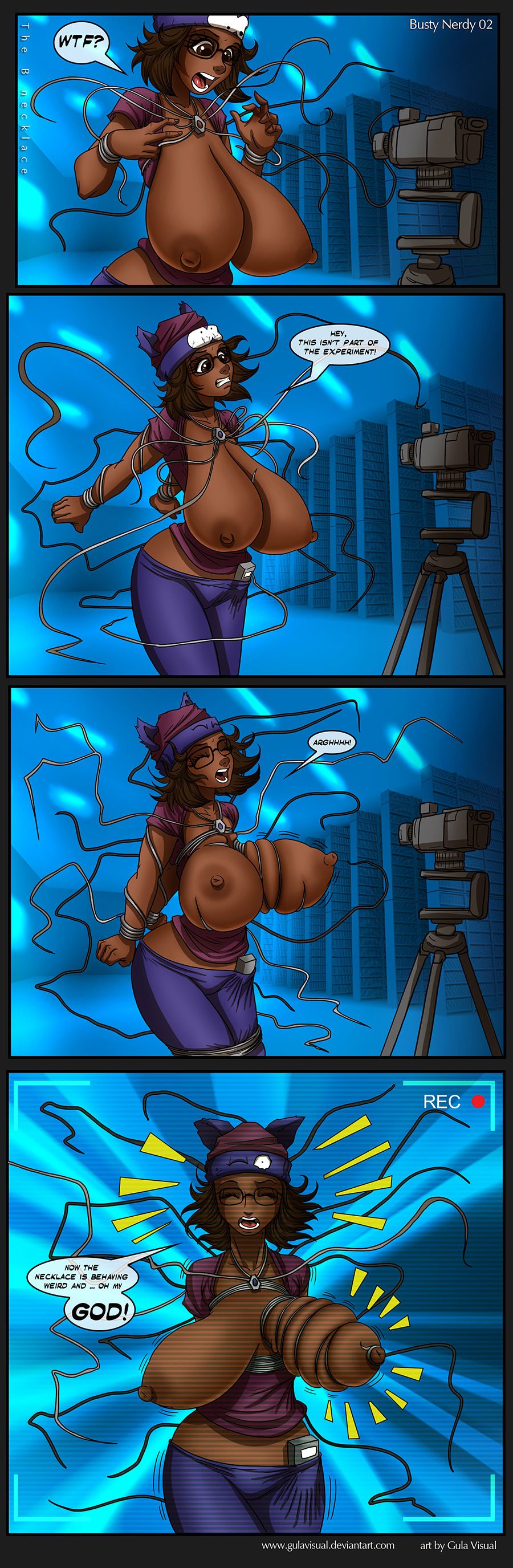 Busty Nerd 2 - The B Necklace page 3 full