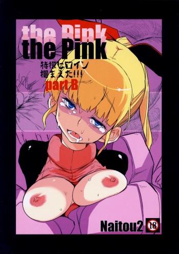 (C85) [Naitou2 (F4U)] the Pink - Tokusatsu Heroine Tsukamaeta!!! Part B cover