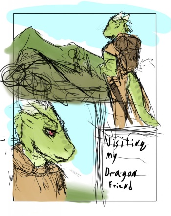 [lizardlars] Dragon Visits (on-going) cover