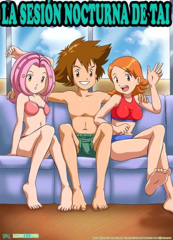 [Palcomix] Movie Night At Tai's (Digimon) [Spanish] {LKNOFansub} cover