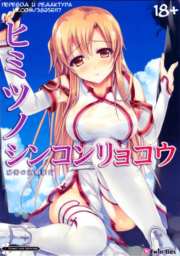 (C82) [TwinBox (Sousouman)] Himitsu no Shinkonryokou (Sword Art Online) [Russian] cover