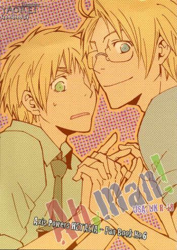 (C74) [Kaiten Mokugyo (Makimura Maki)] Ah, man! (Axis Powers Hetalia) [English] {Yaoi-Sei} cover